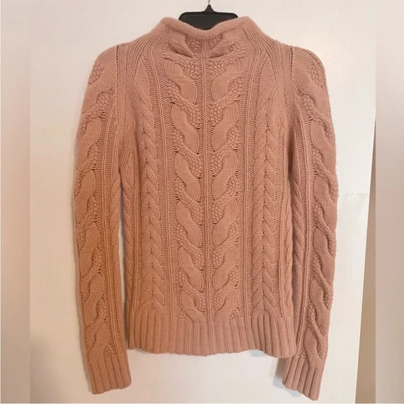 Magaschoni blush 100% cashmere sweater S/P - Picture 2 of 8
